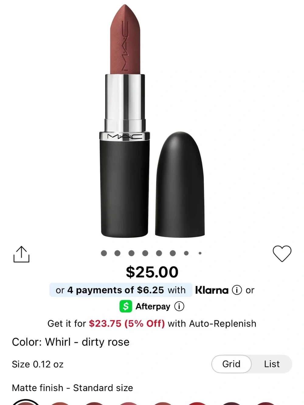 MAC Cosmetics whirl by